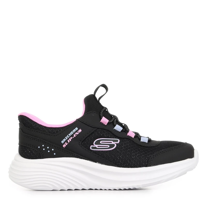 Skechers Girl's Bounder Pro Sneakers, Black, 12.5 UK Child