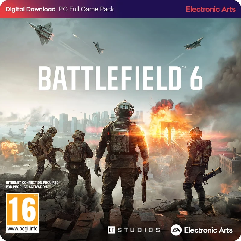 Battlefield 6 Standard Edition PCWin | Downloading Code EA App | VideoGame | English Standard | PC Code - EA App