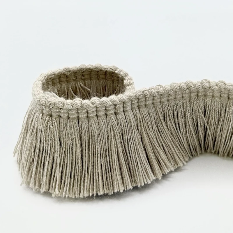 4CM Cut Fringe Beige ON 25M Card