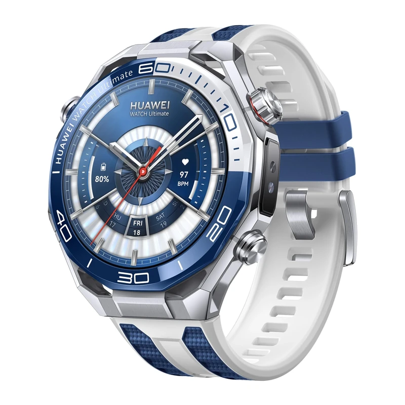 HUAWEI WATCH Ultimate 2 Smart Watch, GPS, Zirconium-based Liquid Metal Case, 150-Meter Diving Watch, Sonar-based Underwater Communication, Accurate Health Monitor, eSIM Cellular Calling, Blue