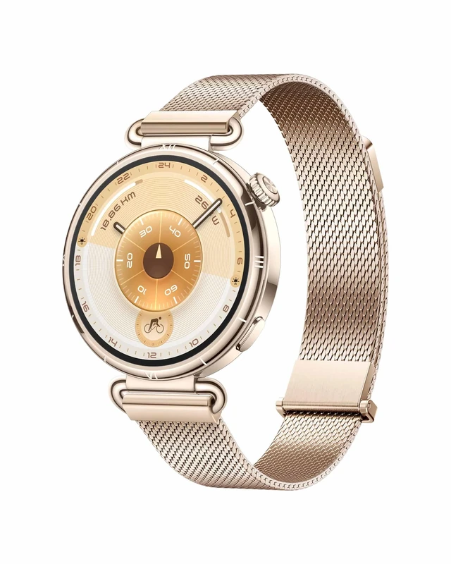 HUAWEI WATCH GT 6 41mm Smart Watch for Women Men, GPS Fitness Watch, 14-Day Battery, Heart Rate Monitor, HRV, SpO2, 100+ Sports, NFC, 5 ATM Waterproof, AMOLED, Sleep Tracker, iOS & Android, Gold - Image 1