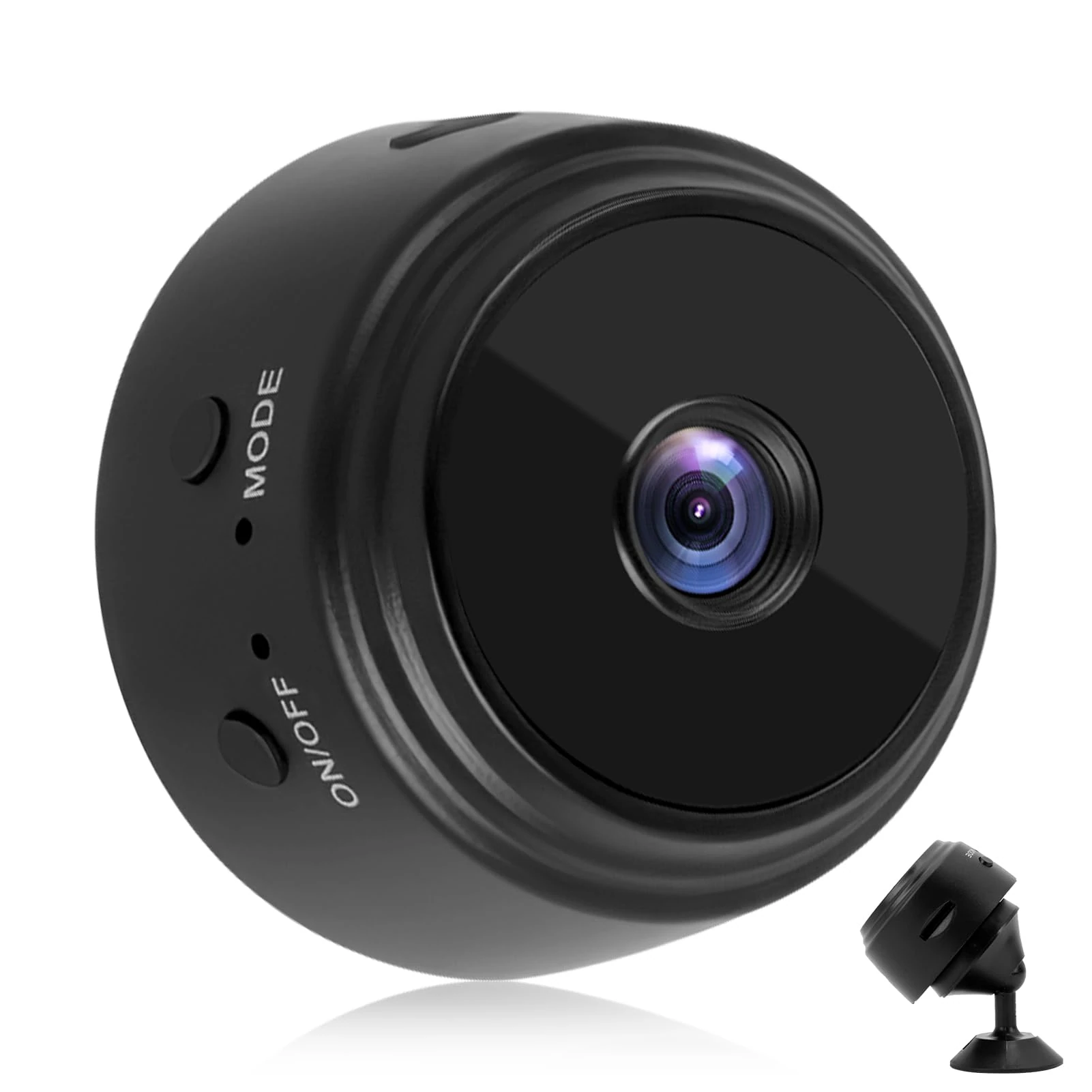 Mini Hidden Spy Camera Wireless Full HD 1080P with Audio, Motion Detection, Infrared Night Vision, 150° Wide Angle, Magnetic Mount, Baby Monitor, Indoor/Outdoor Security Camera for Home Surveillance