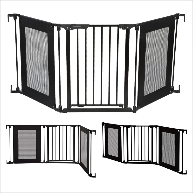 Dreambaby Endeavour Adapta Baby Gate for Doorway, Hallways, and Stairs - Fits Opening from 85-200cm and 74cm Tall