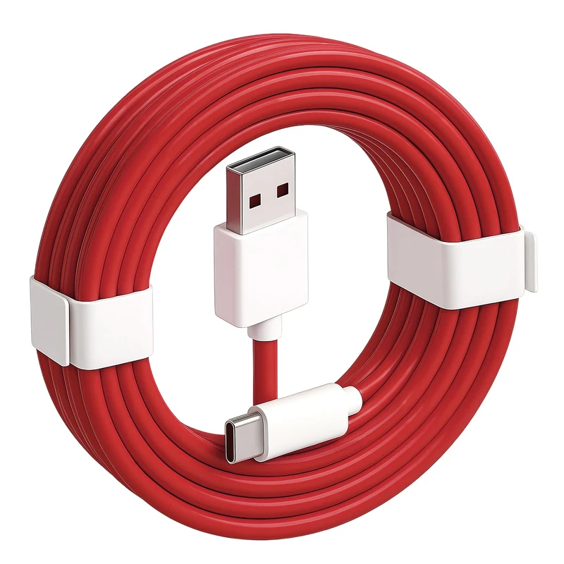 Lotnery 2M USB C Charging Cable for OnePlus - 100W Warp Charge Compatible for OnePlus 11/10 Pro/Nord 2T/8/7 Pro/7T/6T/6/5T/5 | Super Fast Charger Cord for OnePlus Nord Series - Image 1