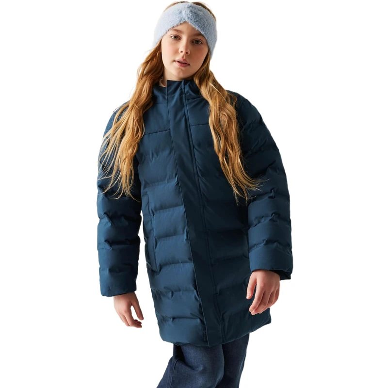 Dare2b Unisex Kids Wander Padded Jacket, Monnlight Denim, 5-6 Years EU