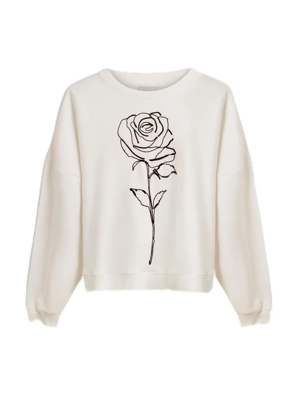 Ted Baker Women's Printed Sweatshirt, Dusky-Pink, L