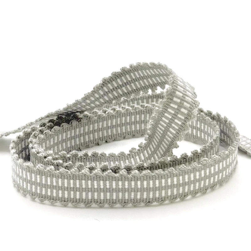 17MM Woven Braid Silver ON 25M Card