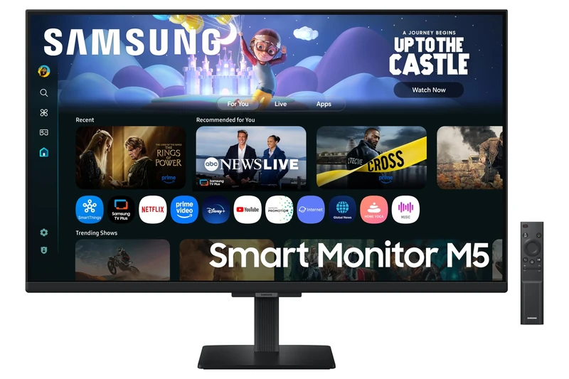 Samsung LS32FM500EUXXU 32" Full HD HDR10 Smart Monitor with Speakers - 1920x1080, USB, HDMI, WiFi, Bluetooth, Remote Control, Smart Hub for TV streaming, Catch Up Apps and Gaming Hub