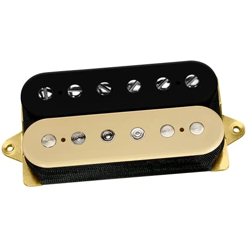 DiMarzio DP500BC Super PAF Ceramic - High Output Electric Guitar Humbucker - Vintage Look Bridge Pickup Black/Cream