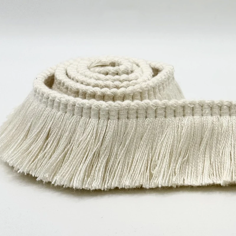 4CM Cut Fringe Cream ON 25M Card