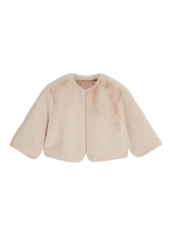 Ted Baker Women's Short Belted Wool Wrap Coat, Ivory, M
