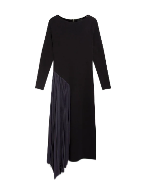 Ted Baker Women's Fitted Knitted Long Sleeve Top Sweater, Navy, S