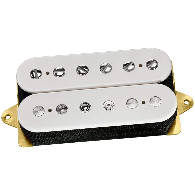 DiMarzio DP500W Super PAF Ceramic - High Output Electric Guitar Humbucker - Vintage Look Bridge Pickup White