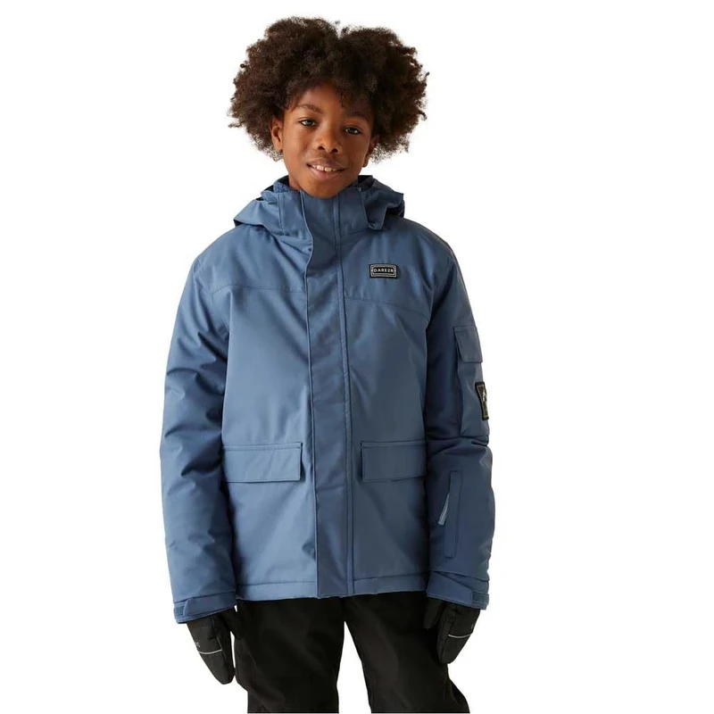 Dare2b Unisex Kids Shredder Ski Jacket, Blue Indigo, 14 Years EU