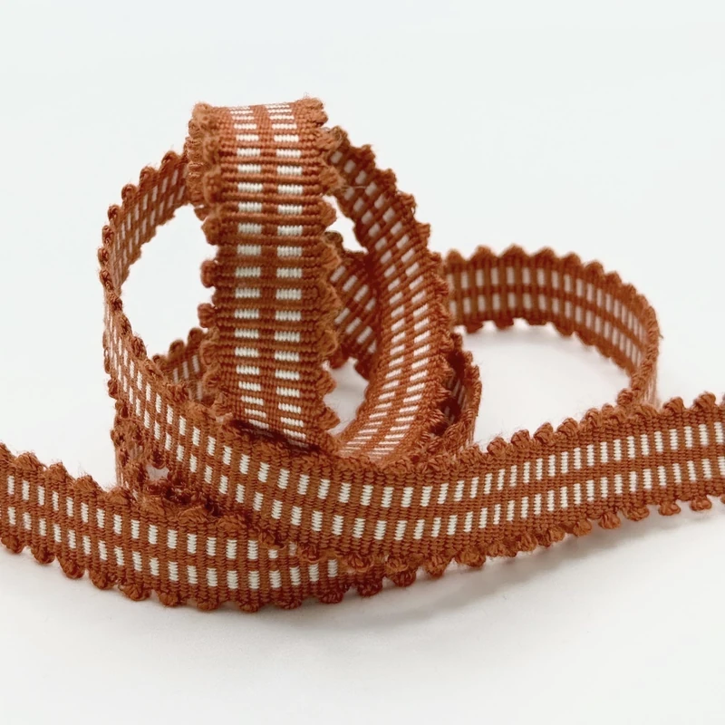17MM Woven Braid Terracotta ON 25M Card