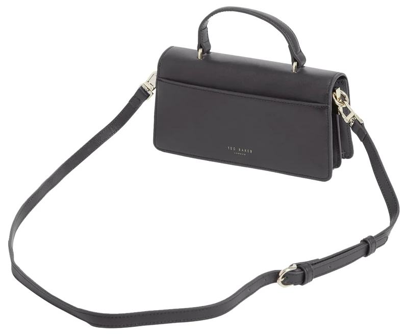 Ted Baker London Bar Detail Elongated Top Handle Bag, NAVY, One Size
