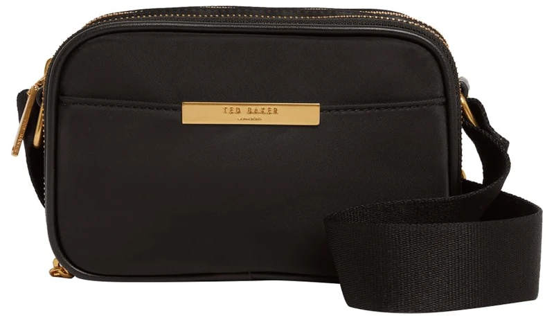 Ted Baker London Nylon Small Crossbody Bag, BLACK, One Size