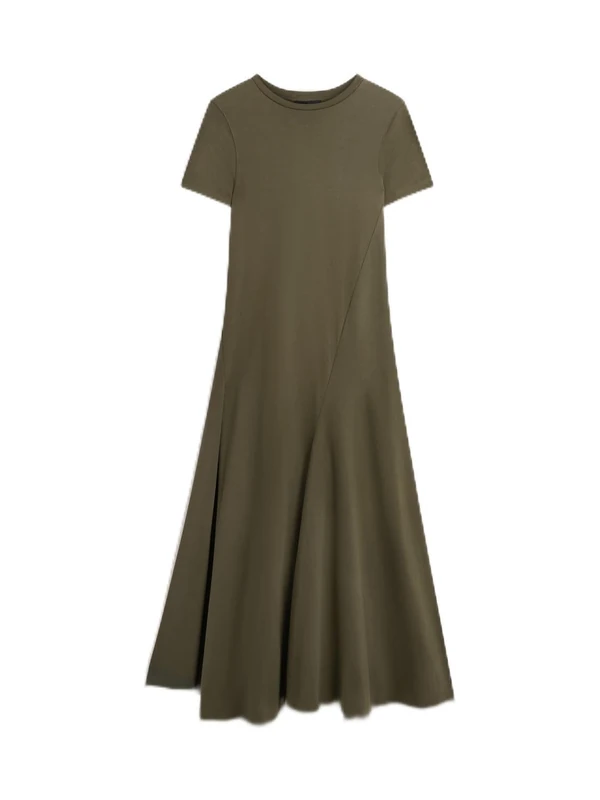 Ted Baker Women's Jersey Panelled Short Sleeve Midi Dress