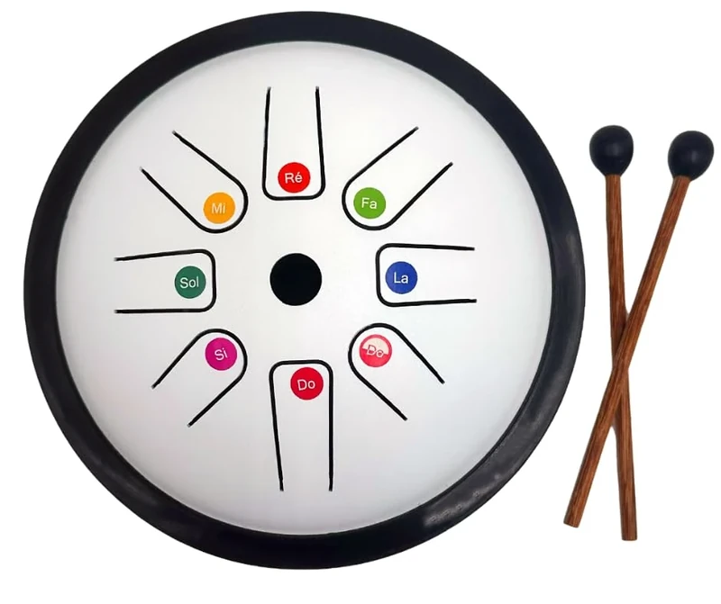 Fuzeau - TONGUE DRUM SMALL WHITE MODEL