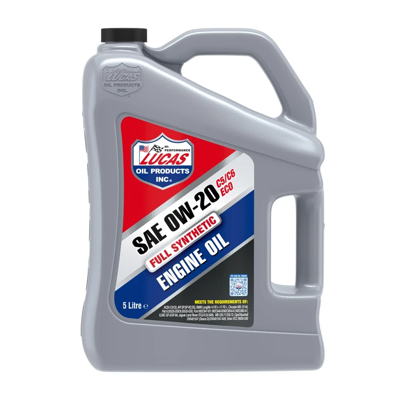 Lucas Oil Synthetic 0W-20 C5/C6 ECO Engine Oil - 5 Litre - Image 1