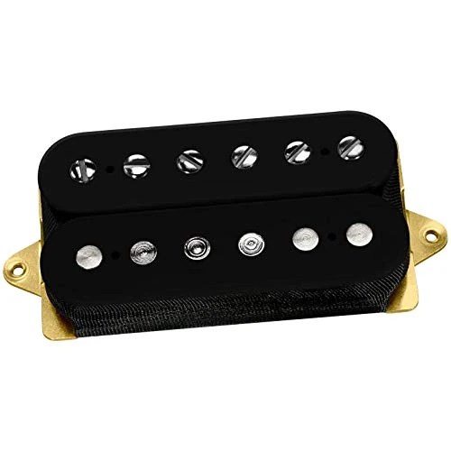 DiMarzio DP500FBK Super PAF Ceramic - High-Output Humbucker for Electric Guitar - Vintage PAF Look, Bridge Pickup, F-Spaced, Black