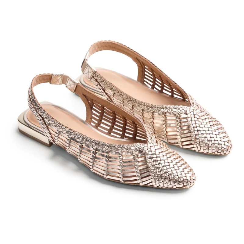 GIOSEPPO Maipo, Women's Mary Jane Flats, Platinum, 40 EU