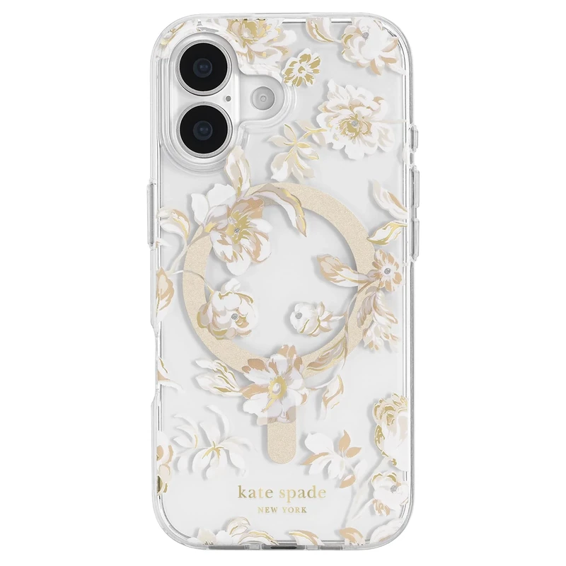Kate Spade New York iPhone 17 Case - Compatible with MagSafe - Designer Phone Case - Autumn Toile