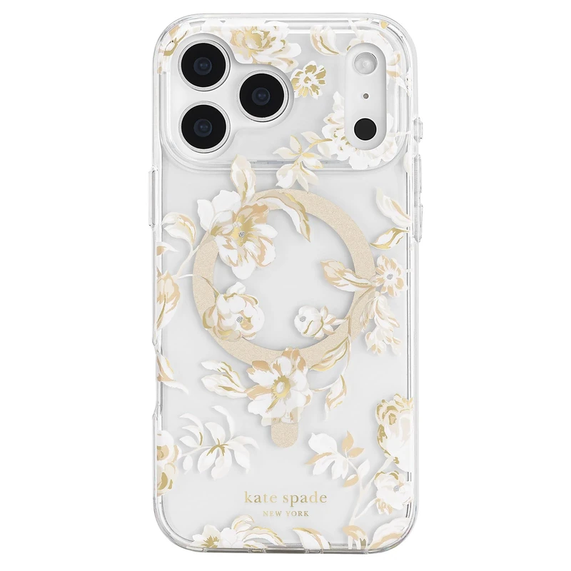 Kate Spade New York iPhone 17 Pro Max Case - Compatible with MagSafe - Designer Phone Case - Autumn Toile