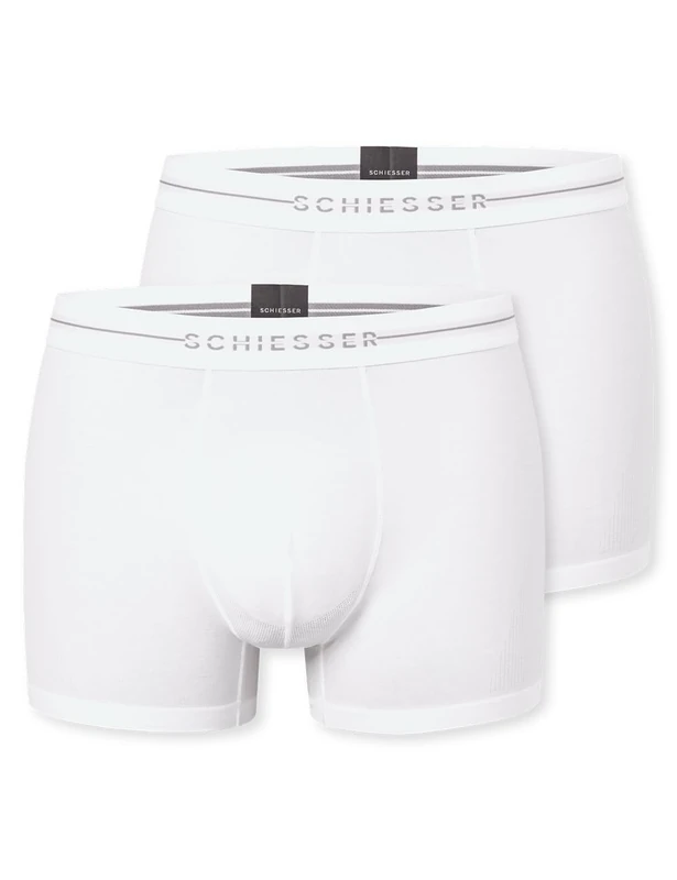 Schiesser Men's Cotton Flex Underwear, Weiss_183341, 3XL