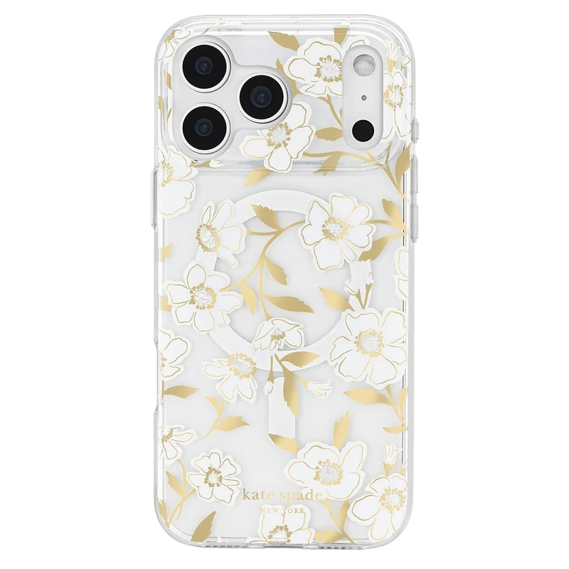 Kate Spade New York iPhone 17 Pro Max Case - Compatible with MagSafe - Designer Phone Case - Sunshine Floral Gems