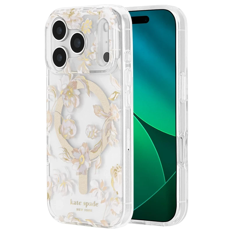 Kate Spade New York iPhone 17 Pro Case - Compatible with MagSafe - Designer Phone Case - Autumn Tolie