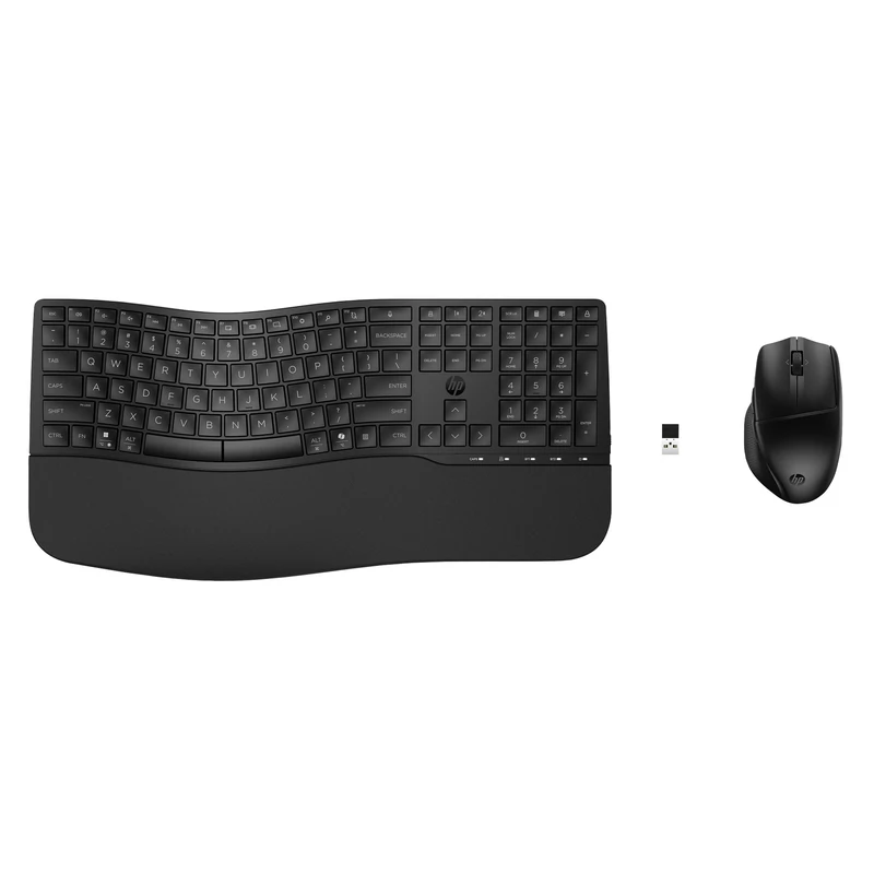 HP 680 Dual-Mode Keyboard & Mouse Combo - Quiet Typing, 4D Tilt Wheel