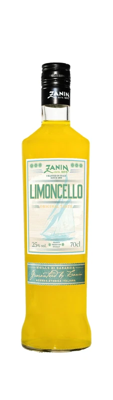 Zanin 1895 Limoncello Liqueur 70cl, 25% | Refreshing, Italian, Lemon Liqueur