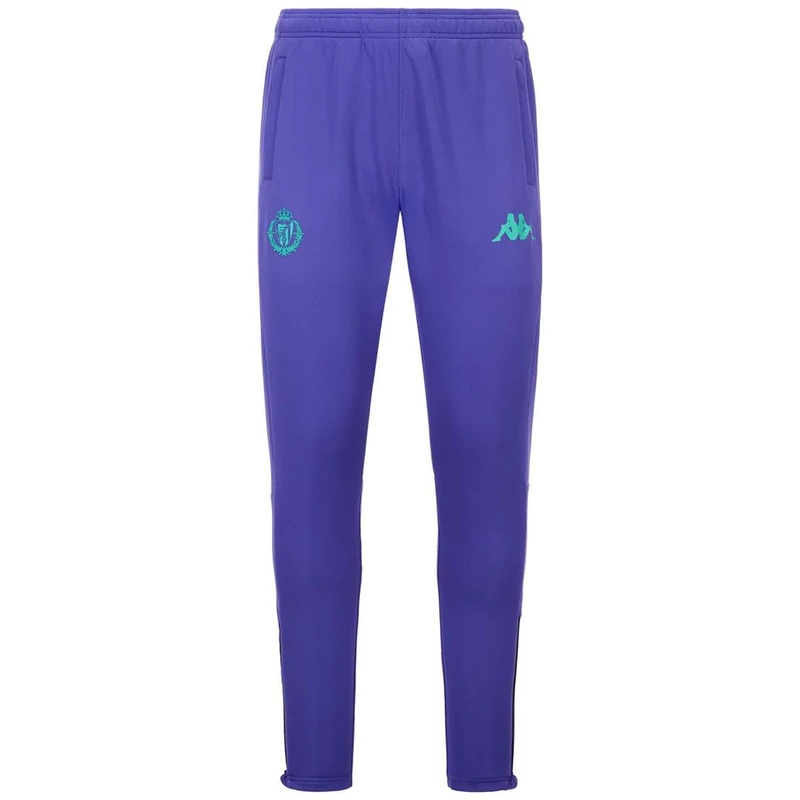 Kappa MIRAGI Pro Real Valladolid | Comfortable, High-Performance Training Pants | Colour: Violet Corallite/Violet CORALL Sportsmen Seeking Comfort & Style | 3XL - Image 1