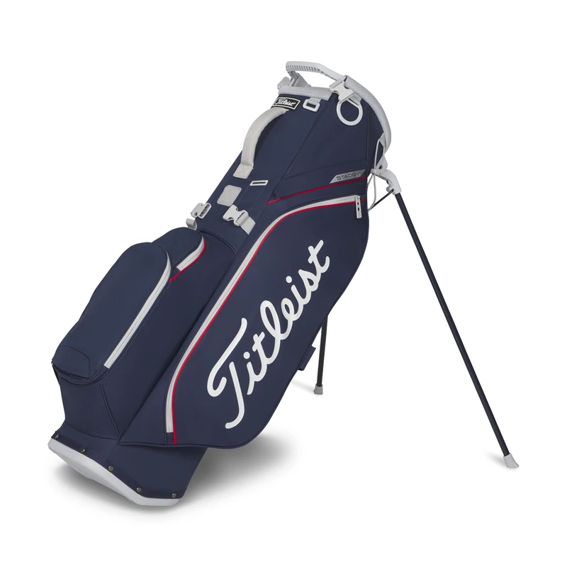 Titleist Players S4 StaDry Stand Golf Bag, Navy/Red/White