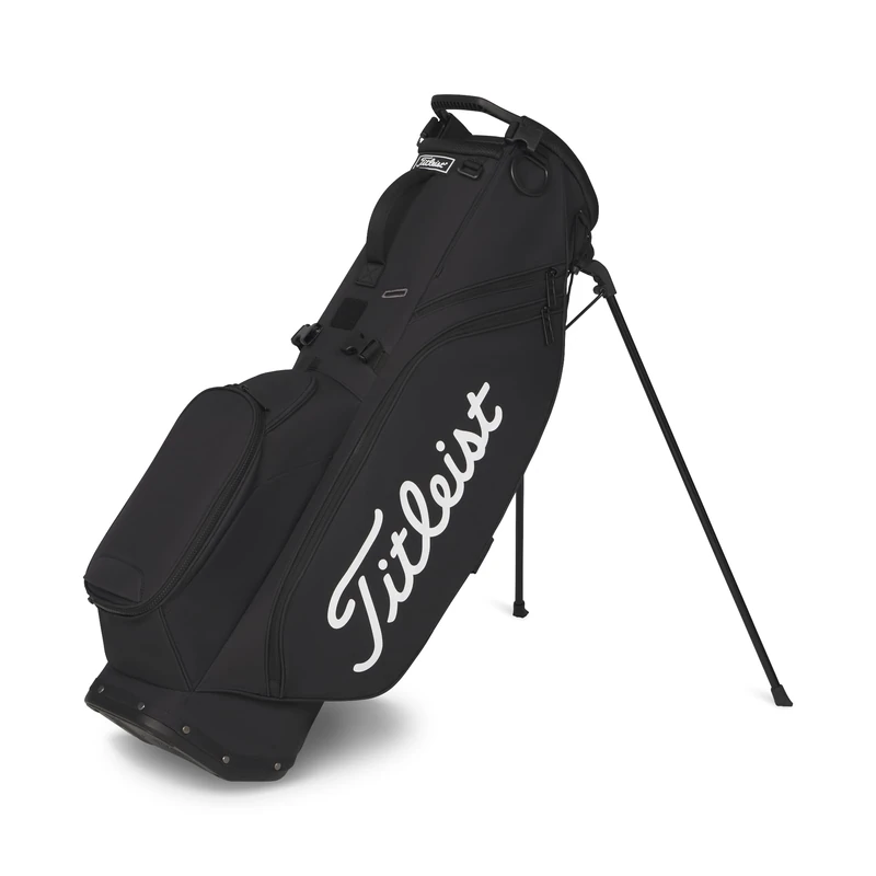 Titleist Players S4 Stand Golf Bag, Black/Black/White