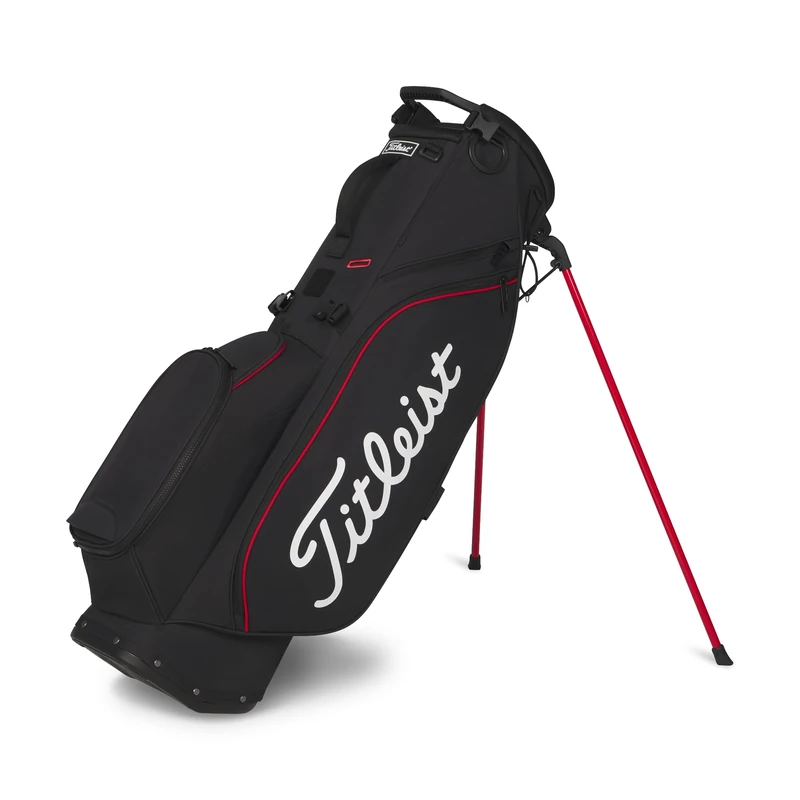 Titleist Players S4 Stand Golf Bag - Black/Red/White