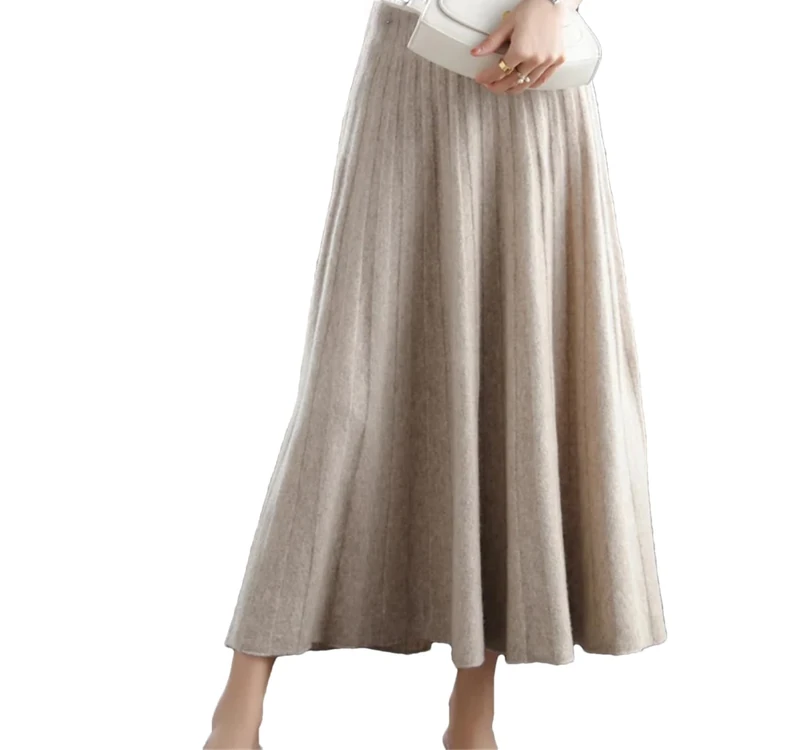 Women Mini Skirt Chinese Style Pleated Girls High Waist Plaid Mini Women Skirt