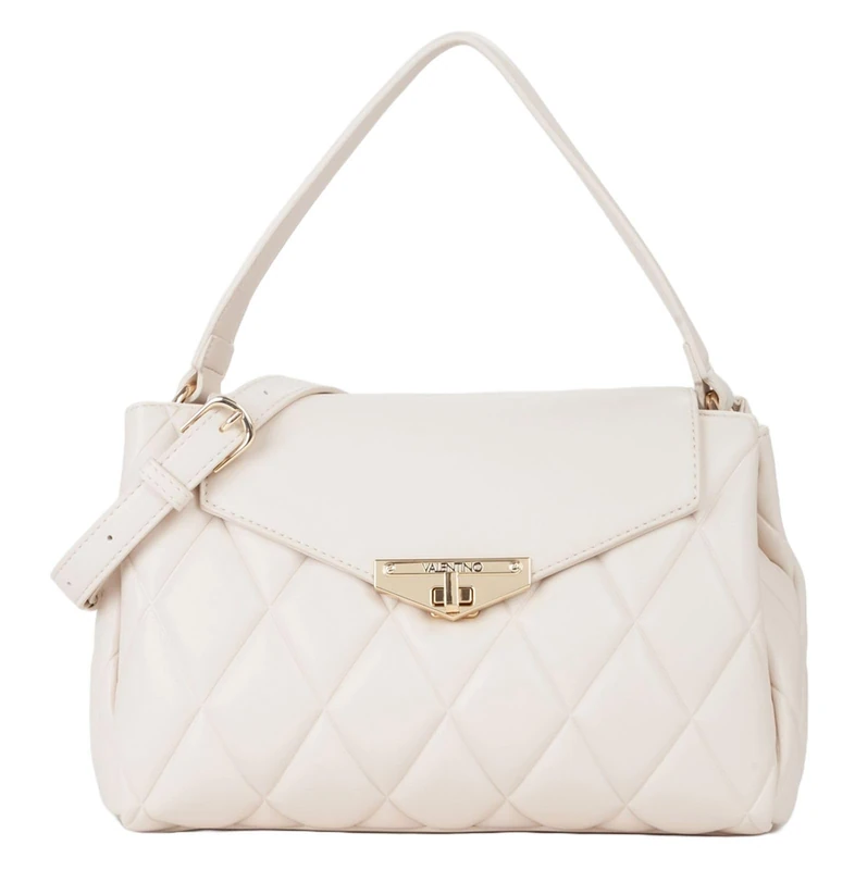 Valentino Frisia Satchel Handbag Ecru Cream