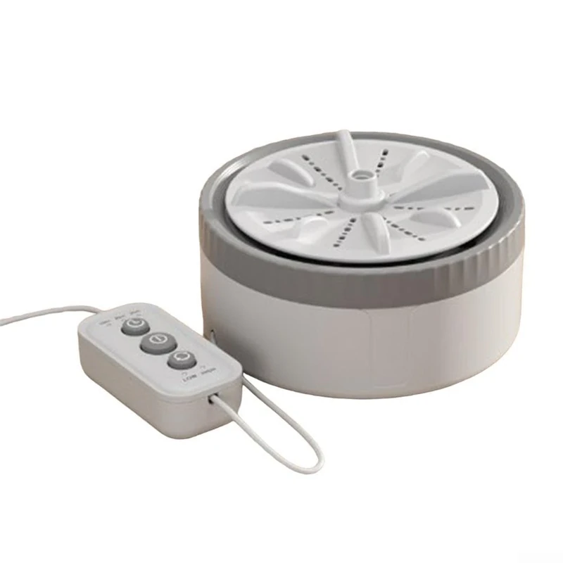 Remote Controlled Portable Mini Washer for Clothes and Dishes, Conveniently USB Powered for Any Location (Gary)