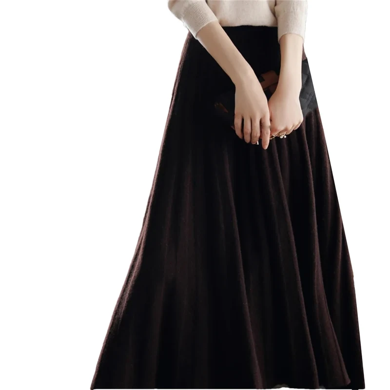 Women Mini Skirt Chinese Style Pleated Girls High Waist Plaid Mini Women Skirt