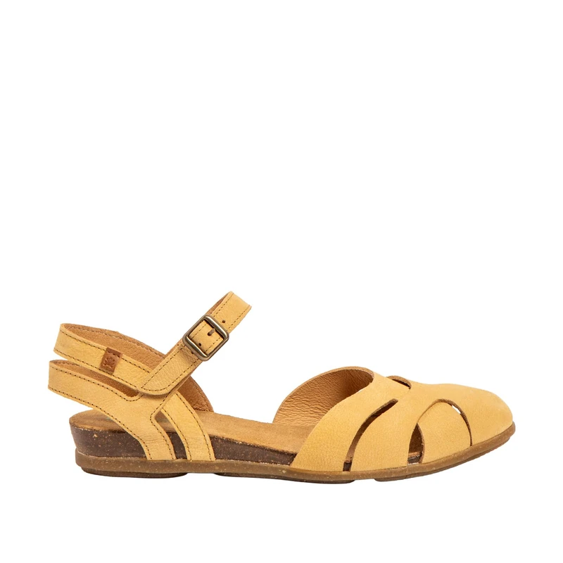 El Naturalista Women's N5207 Stella Flat Sandal, Honey, 3.5 UK