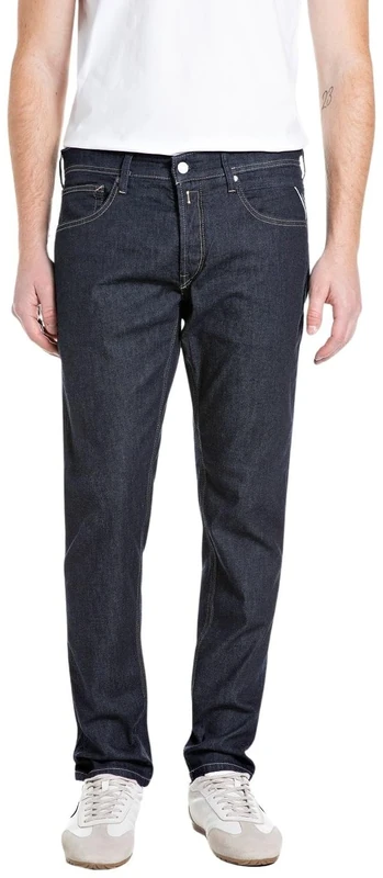 Replay Willbi Men's Jeans Regular Fit, Dark Blue 007 (Blue), 33W/32L