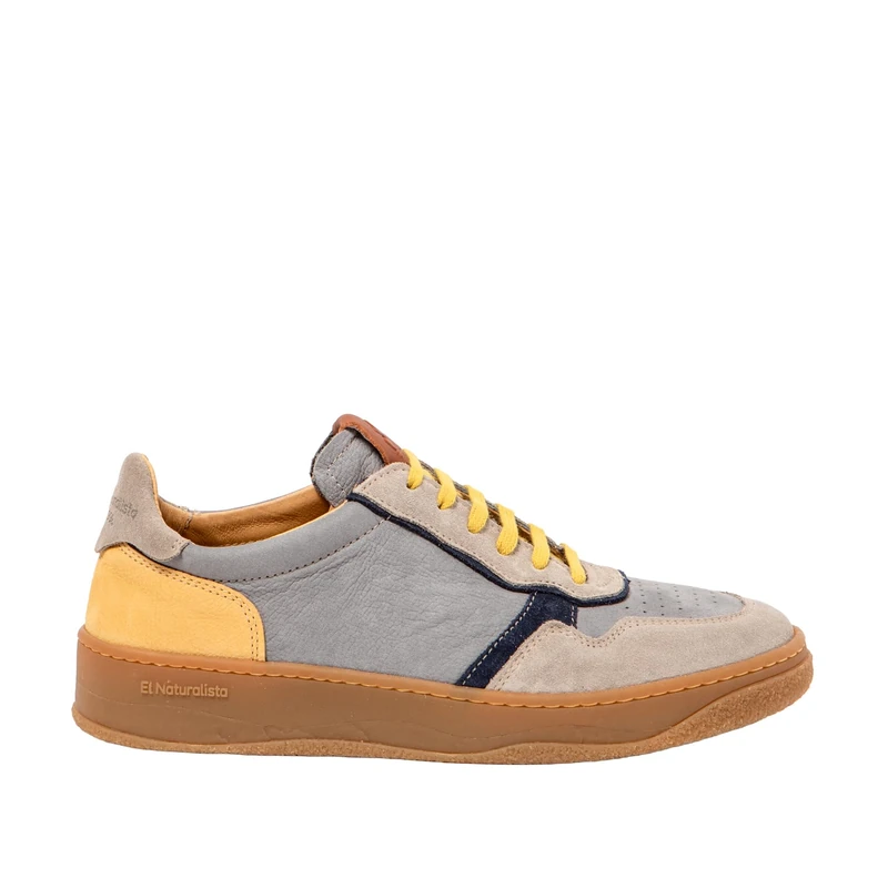 El Naturalista Unisex N5844 Geo Sneaker, Honey Denim, 4 UK
