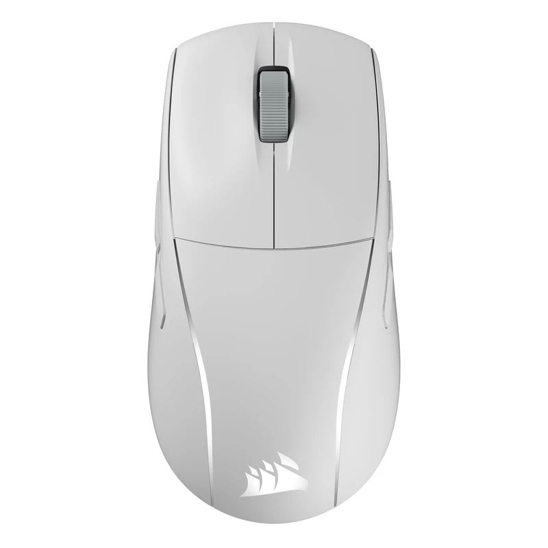 Corsair M75 WIRELESS RGB Lightweight Ambidextrous FPS Gaming Mouse – 26,000 DPI, Swappable Side Buttons, 105Hr Battery – Mac, iPad, PC – Frost White
