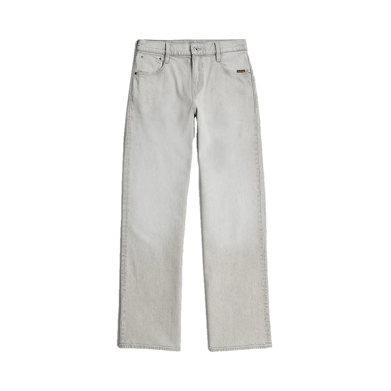 G-STAR Raw 5Pocket+ Judee Loose Women's Jeans, Color Grey (Beached Faded Dolomite Grey), Medium Color wash Depth, Size 27W / 32L