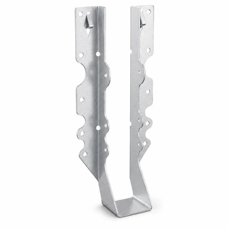 (60PC) 2‘' X 10'' Joist Hanger 18 Gauge Double Shear Face Mount Joist Hangers for Wood, Floor Deck and Ceililng Joists
