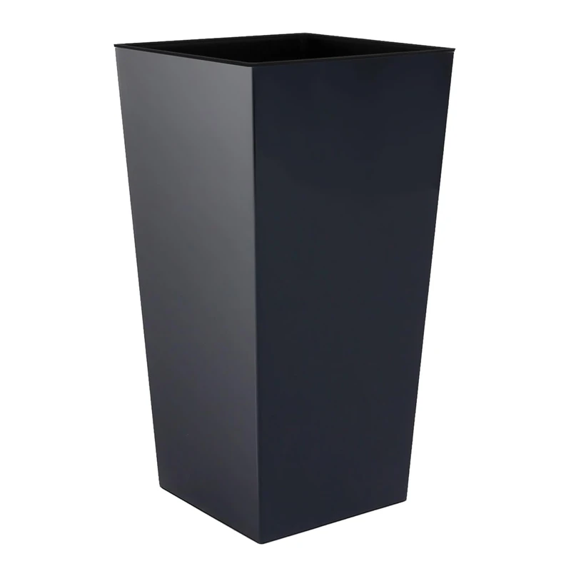 Well Home Urbi Tall Planter 49L - Anthracite Plastic Pot