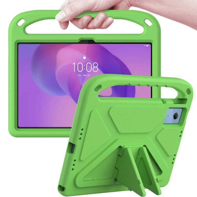 ATOOZ for Lenovo Idea Tab 11" 2025 Case, Kids Cover With Shockproof Handle Stand for Lenovo Tablet TB336ZU /TB336FU (Green)