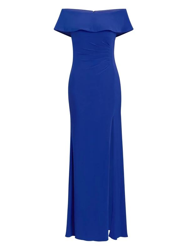 Gina Bacconi Women's Jersey Maxi Dress Cocktail, Electric Blue, 18